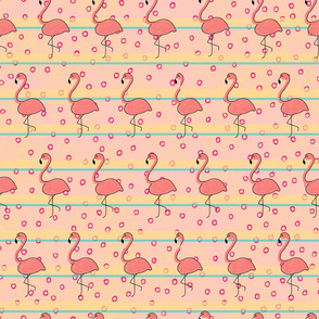 Flamingo Stripes