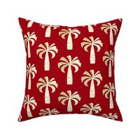 Hawaiian Vintage Palm Tree - Red