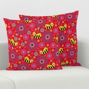 Bee My World Floral red