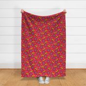 Bee My World Floral red