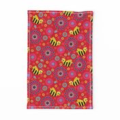 Bee My World Floral red