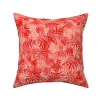 Hawaiian Pineapple Camo- Living Coral