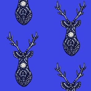 Scandinavian Deer Blue