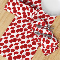 Red Poppy Seamless Pattern