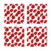 Red Poppy Seamless Pattern