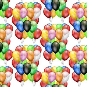Party Fun - balloons, white