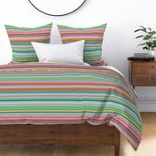 Colorful stripes |  08 – green pink orange