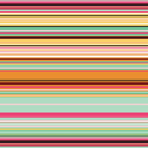 Colorful stripes |  09 – orange pink green