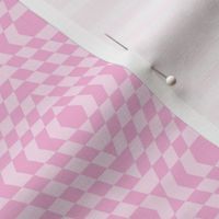 JP13 - Striped Check Hybrid in Pink Cotton Candy Pastels