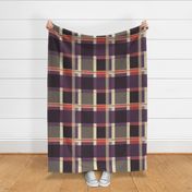 Colorful tartan | 04 – purple orange 