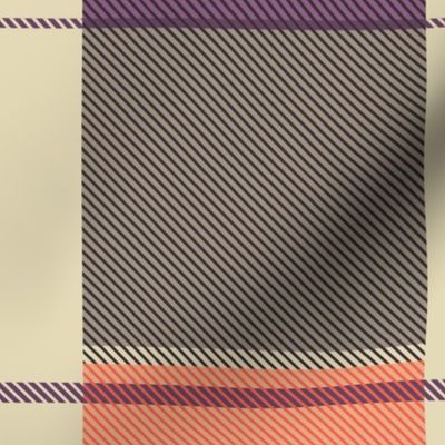 Colorful tartan | 04 – purple orange 