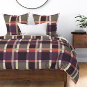 Colorful tartan | 04 – purple orange 