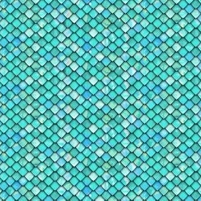 (micro scale) dragon scales - green/blue - C19BS