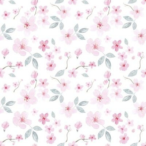 Cherry Blossom Sakura Vintage Fade Small
