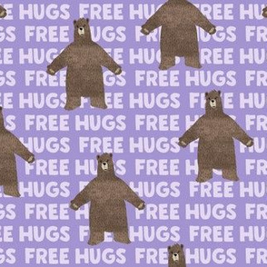(small scale) free hugs - purple C19BS