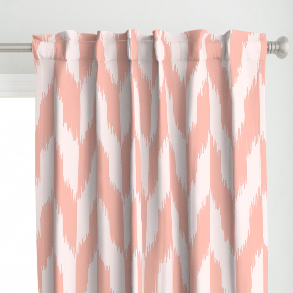 Geo Ikat Pastel pink Large