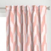 Geo Ikat Pastel pink Large