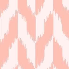 Geo Ikat Pastel pink Large