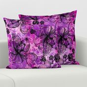 Orchid and Lace Hawaiian Floral - Violet