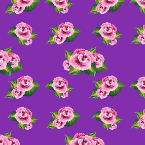 Roses on Purple_Small Scale