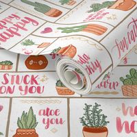 You're Fan-Cactus! // Uplifting Southwest Cactus Design // Succulents, Cacti, Desert Plants, Terra Cotta Pots, Garden, Grow, Affirmation, Puns © ZirkusDesign