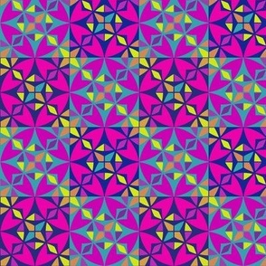 Arabesque Geometric Pattern Fabric 3