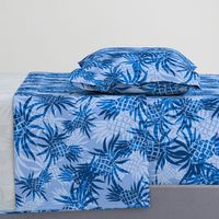 Hawaiian Pineapple Camo- Tonal Blues