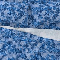 Hawaiian Pineapple Camo- Tonal Blues