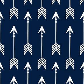 Adventure Arrows Navy Blue and White