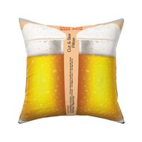 Beer Mug Pillow Cut and Sew