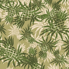 Hawaiian Pineapple Camo- Khaki