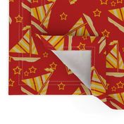 Sailboats and Stars Trendy1920s Colors 1