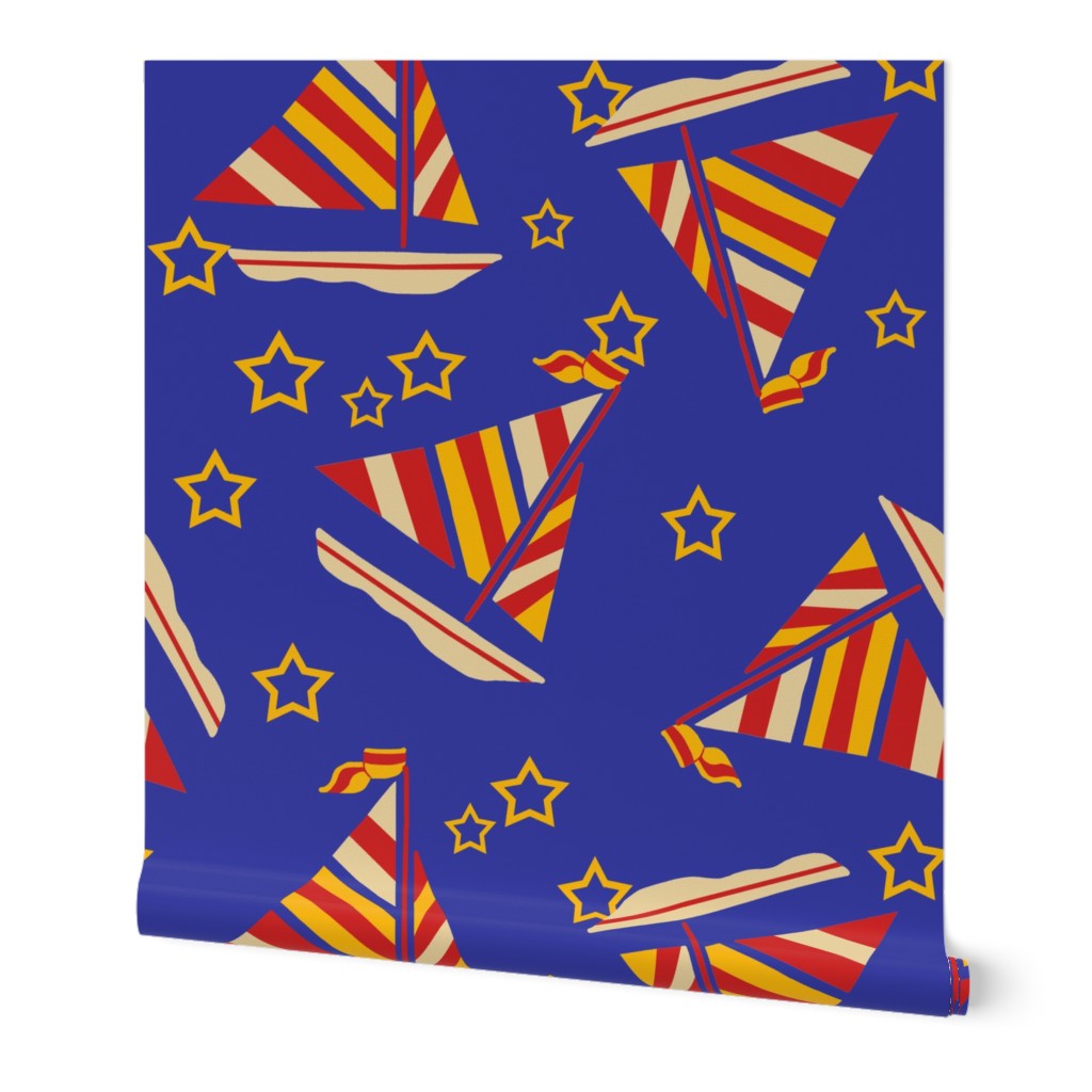 Sailboats and Stars Trendy1920s Colors 2