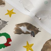 Tiny Swedish Vallhunds - Christmas