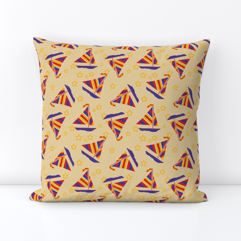 Sailboats and Stars Trendy1920s Colors 3