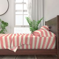 Coral Farmhouse Stripe  