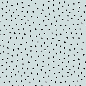 Minimal dots abstract rain drops scandinavian style texture irregular spots winter blue winter