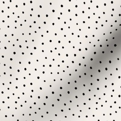 Minimal dots abstract rain drops scandinavian style texture irregular spots black white monochrome winter