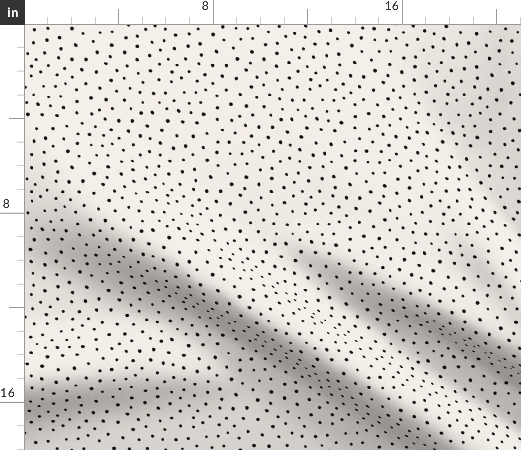 Minimal dots abstract rain drops scandinavian style texture irregular spots black white monochrome winter