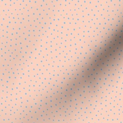 Minimal tiny mini dots trend abstract rain drops scandinavian style texture irregular spots peach nude blue winter SMALL