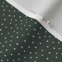 Minimal tiny mini dots trend abstract rain drops scandinavian style texture irregular spots green blue winter SMALL