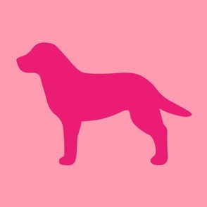 Labrador Pinks Silhouette V1