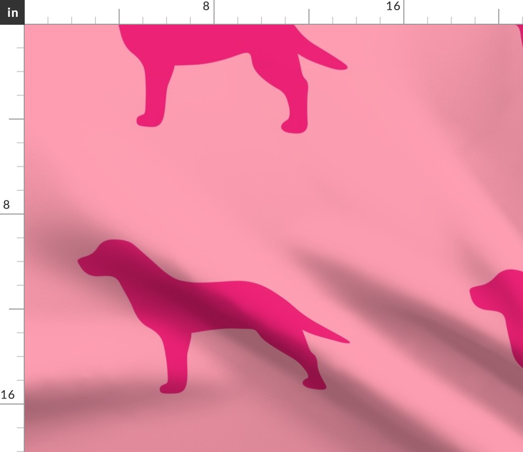 Labrador Pinks Silhouette V1