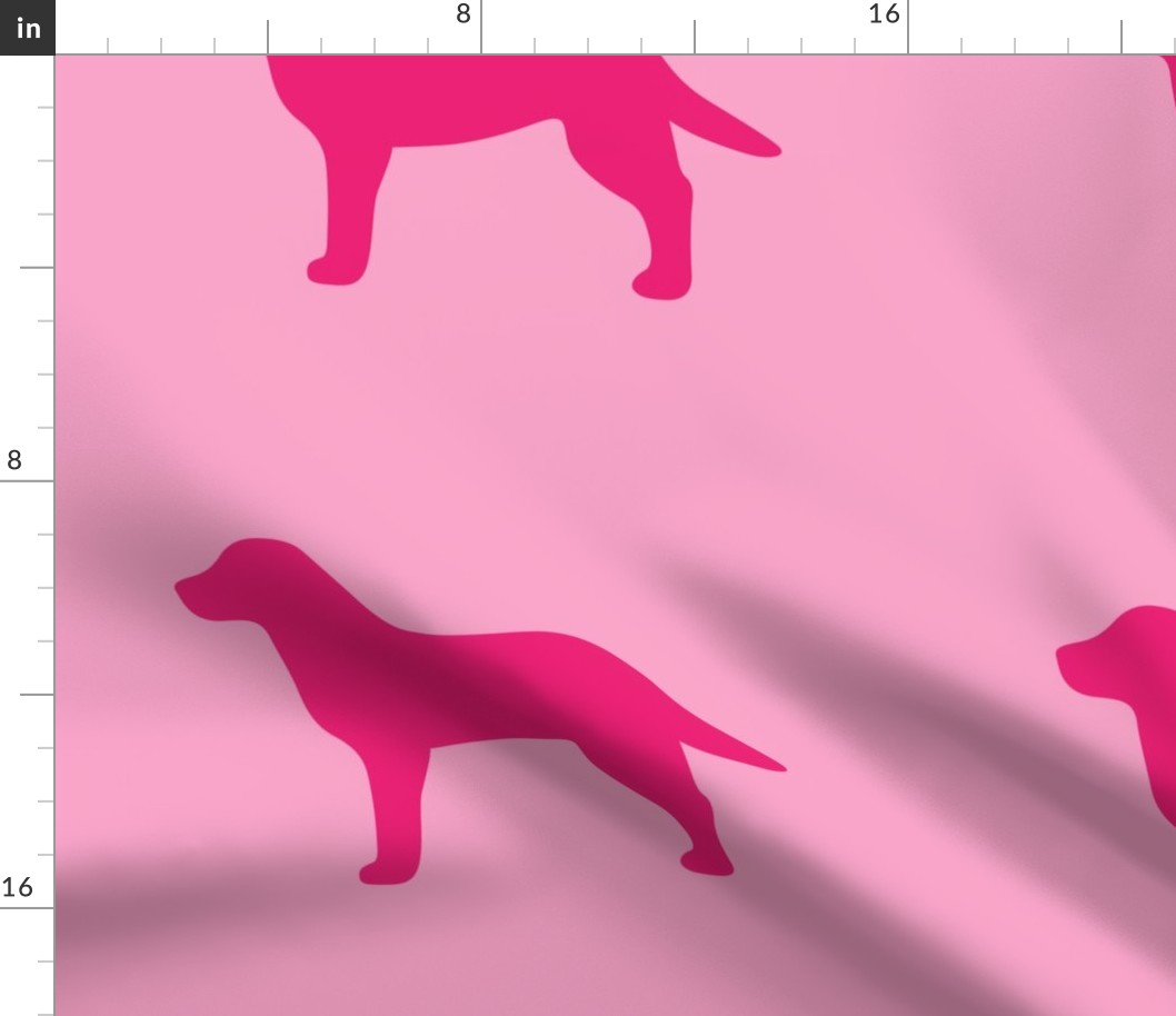 Labrador Pinks Silhouette V3