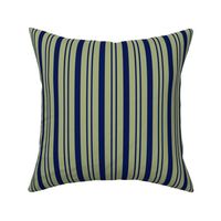 JP31 - Rhythmic Stripes in Navy and Pastel Olive