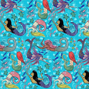 mermaid party - original 