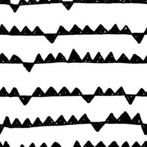 Hand Drawn Triangle Stripes