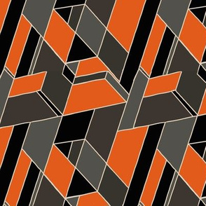 Geometric Nonsense Orange