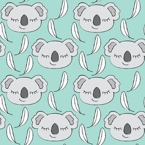 koalas-on-teal