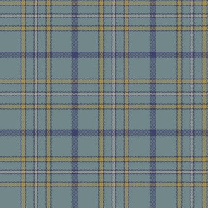 Alaska ancient flag tartan, 3" weathered